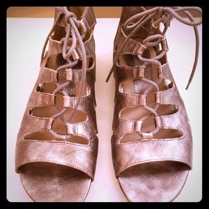Earthies "Roma" Metallic Sandal